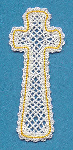Cross Bookmark (Battenburg Lace)
