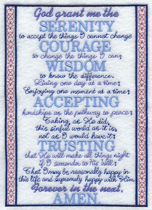 God Grant Me the Serenity (Long)