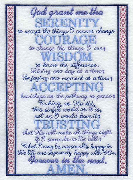 God Grant Me the Serenity (Long)