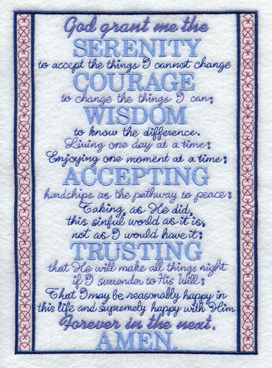 God Grant Me the Serenity (Long)