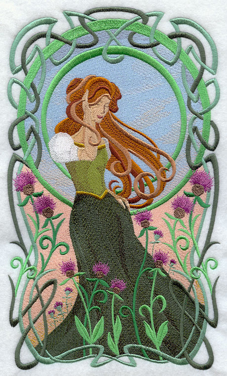 Art Nouveau Celtic Beauty
