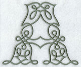 Celtic Knotwork Letter A - 5 Inch