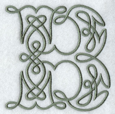 Celtic Knotwork Letter B - 5 Inch