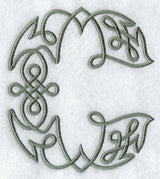 Celtic Knotwork Letter C - 5 Inch