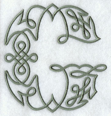 Celtic Knotwork Letter G - 5 Inch