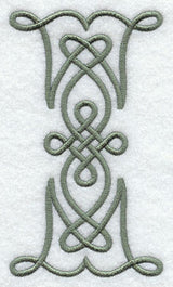 Celtic Knotwork Letter I - 5 Inch