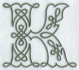 Celtic Knotwork Letter K - 5 Inch