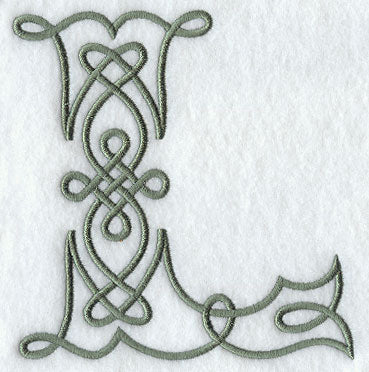 Celtic Knotwork Letter L - 5 Inch