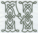 Celtic Knotwork Letter N - 5 Inch