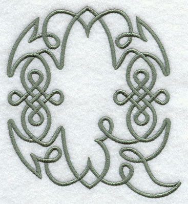 Celtic Knotwork Letter Q - 5 Inch