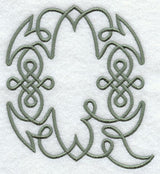 Celtic Knotwork Letter Q - 5 Inch