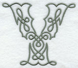 Celtic Knotwork Letter Y - 5 Inch