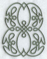 Celtic Knotwork Number 8 - 5 Inch