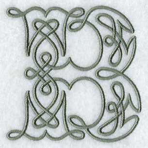 Celtic Knotwork Letter B - 5 Inch