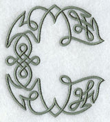 Celtic Knotwork Letter C - 5 Inch