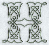 Celtic Knotwork Letter H - 5 Inch