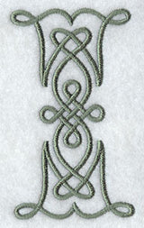 Celtic Knotwork Letter I - 5 Inch