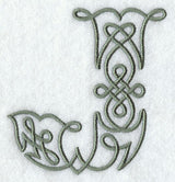 Celtic Knotwork Letter J - 5 Inch