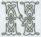 Celtic Knotwork Letter N - 5 Inch