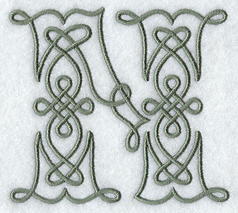 Celtic Knotwork Letter N - 5 Inch