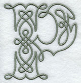 Celtic Knotwork Letter P - 5 Inch