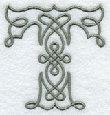 Celtic Knotwork Letter T - 5 Inch