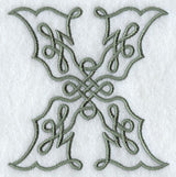 Celtic Knotwork Letter X - 5 Inch