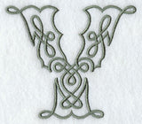 Celtic Knotwork Letter Y - 5 Inch