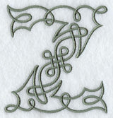 Celtic Knotwork Letter Z - 5 Inch
