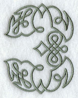 Celtic Knotwork Number 3 - 5 Inch