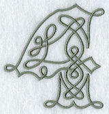 Celtic Knotwork Number 4 - 5 Inch