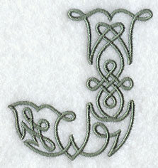 Celtic Knotwork Letter J - 5 Inch