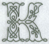 Celtic Knotwork Letter K - 5 Inch