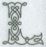 Celtic Knotwork Letter L - 5 Inch