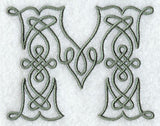 Celtic Knotwork Letter M - 5 Inch