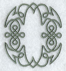 Celtic Knotwork Letter O - 5 Inch