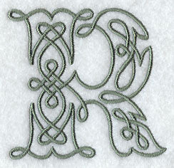 Celtic Knotwork Letter R - 5 Inch