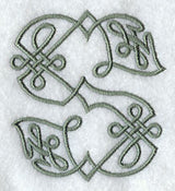 Celtic Knotwork Letter S - 5 Inch