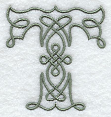 Celtic Knotwork Letter T - 5 Inch
