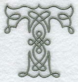 Celtic Knotwork Letter T - 5 Inch