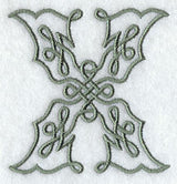 Celtic Knotwork Letter X - 5 Inch