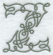 Celtic Knotwork Letter Z - 5 Inch