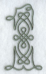 Celtic Knotwork Number 1 - 5 Inch