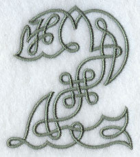 Celtic Knotwork Number 2 - 5 Inch