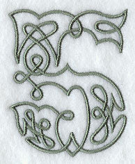 Celtic Knotwork Number 5 - 5 Inch