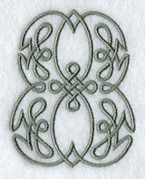 Celtic Knotwork Number 8 - 5 Inch