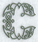 Celtic Knotwork Letter C - 5 Inch