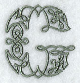 Celtic Knotwork Letter G - 5 Inch