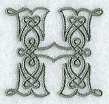 Celtic Knotwork Letter H - 5 Inch