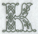 Celtic Knotwork Letter K - 5 Inch